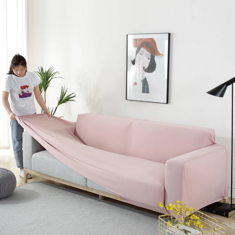 Эластичный растягивающийся чехол для дивана покрывало на 1/2/3/4 местный диван