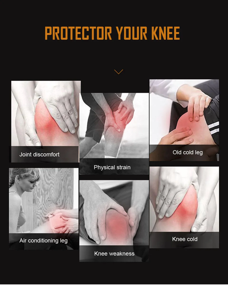 Турмалиновый магнетический самостоятельно наколенник с подогревом Терапия