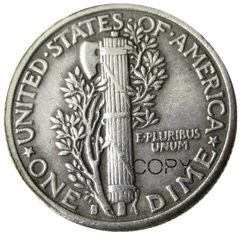US Mercury Dime 1918 PSD Silver Plated Copy Coins | Дом и сад