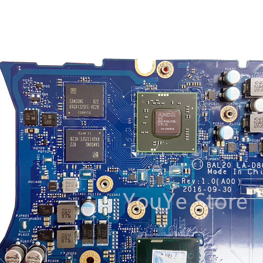 Материнская плата для ноутбука DELL 5567 5767 стандартная материнская 0 CV3V4 I7-7500U ЦП R7 M440