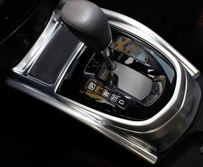 

For Nissan Qashqai J11 2014-2016 AT ABS Pearl Chrome Gearshift Shift Gear Panel Frame Cover Trim Bezel Car-Styling Molding