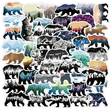 10/30/50PCS Mountain Top Colored Bear Graffiti Stickers Laptop Guitar Luggage Waterproof Cool Sticker Decal Kid Classic Toys