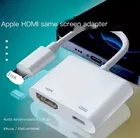 HDMI совместимый адаптер для iPhone к телевизору цифровой кабель для lightning телефона к монитору