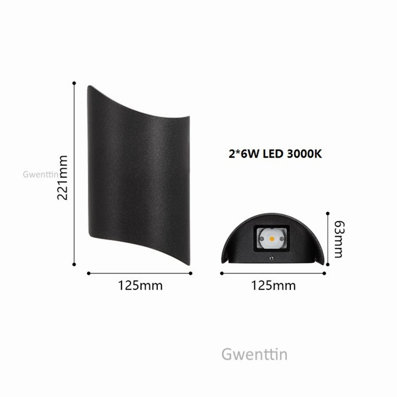 Уличная Водонепроницаемая настенная лампа для лестницы современные
