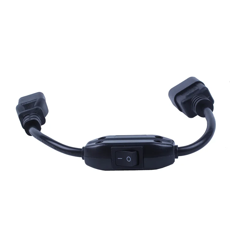 Специальный PDU UPS кабель питания IEC 320 C14 C13 с выключателем ВКЛ/ВЫКЛ 30 см черный |