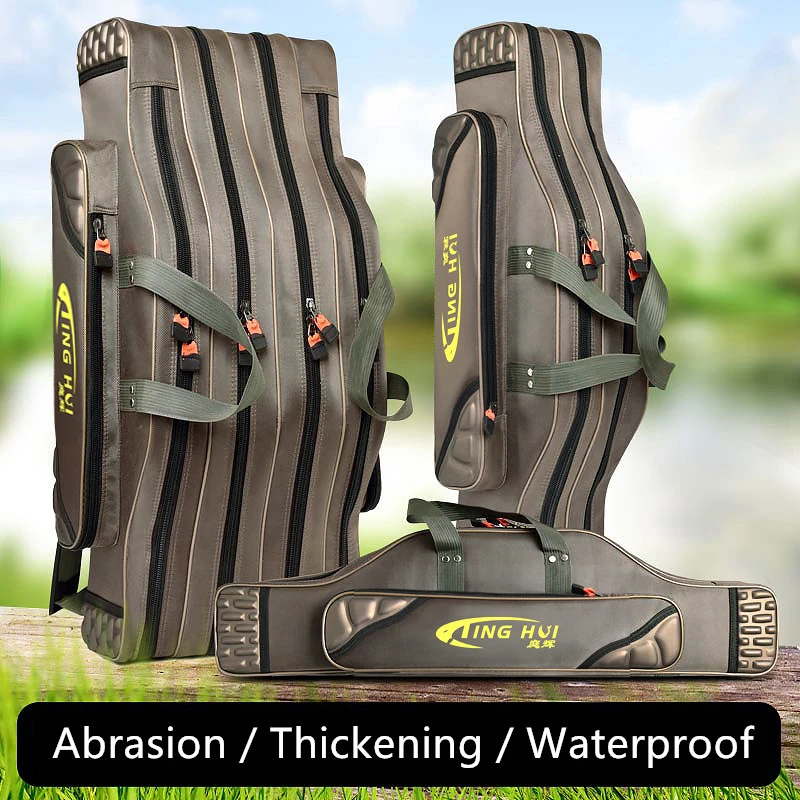 Новый рыболовный рюкзак Водонепроницаемый жесткий чехол удочка для удочки