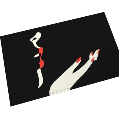 Красивый женский дневной коврик 40x60 см бархатный нескользящий ковер для ванной