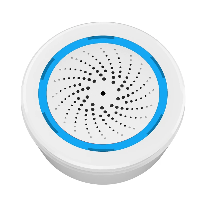 

Wireless Alarm Siren Home Automation Battery-Powered EU 868.4MHz Sound Light ZWave Siren Alarm Sensor Compatible With Gateway