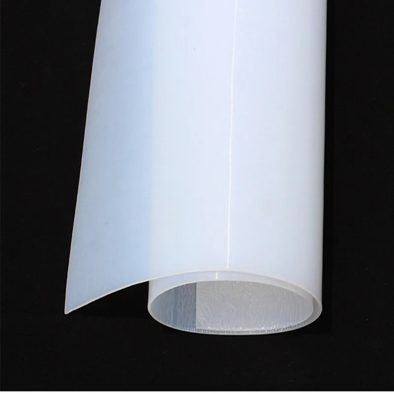 Силиконовый резиновый лист 500x500 мм Прозрачный Полупрозрачный коврик высокой