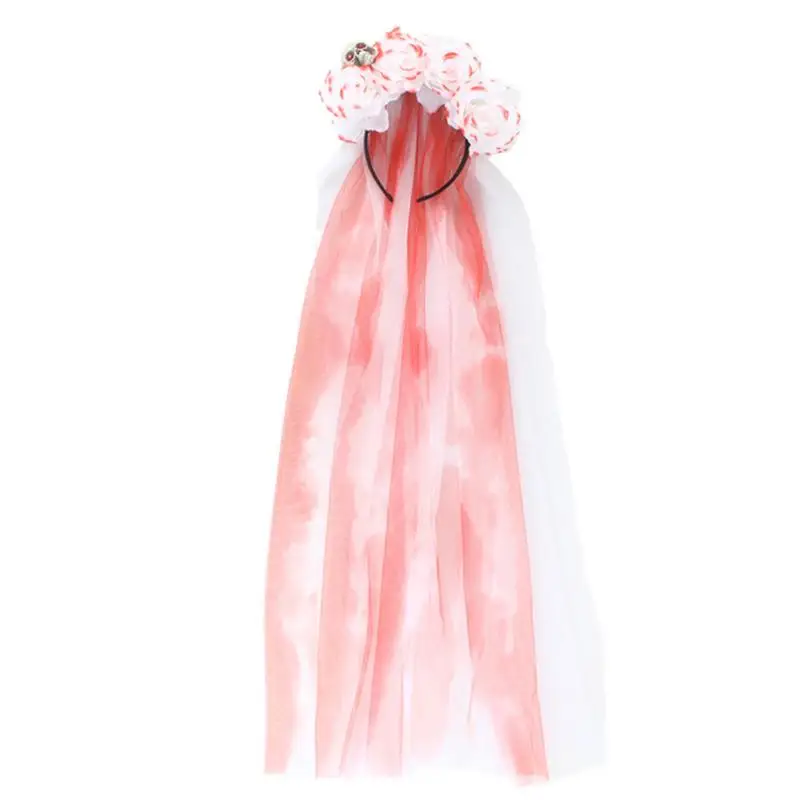 

1Pc Fake Rose Headdress Photography Props Hair Band Party Headdress Cosplay Hairband for Halloween Party