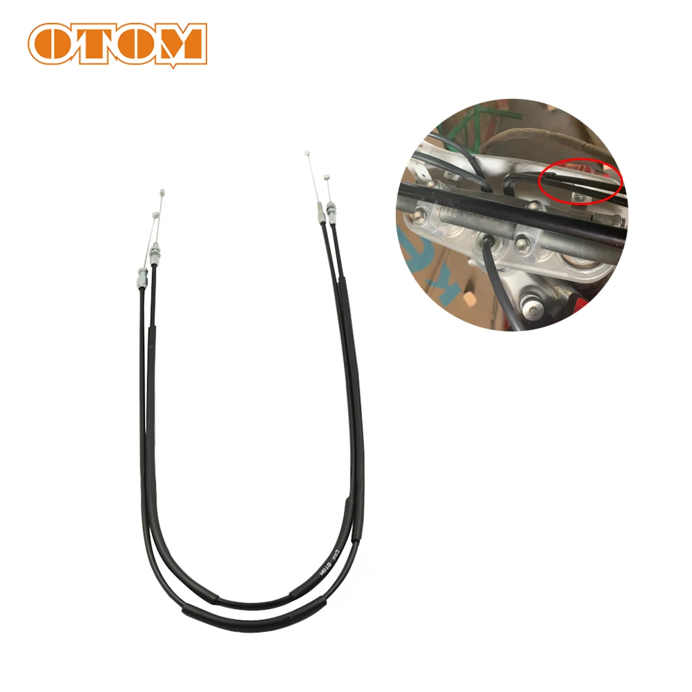 OTOM мотоциклетный трос дроссельной заслонки 112 см масляные шланги с прямой