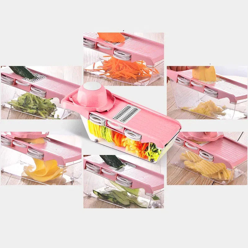 

Multifunctional Vegetable Cutter Potato Shredder Grater Shredder Shredder Cutting Cucumber Shredded Slicing Artifact Vegetable