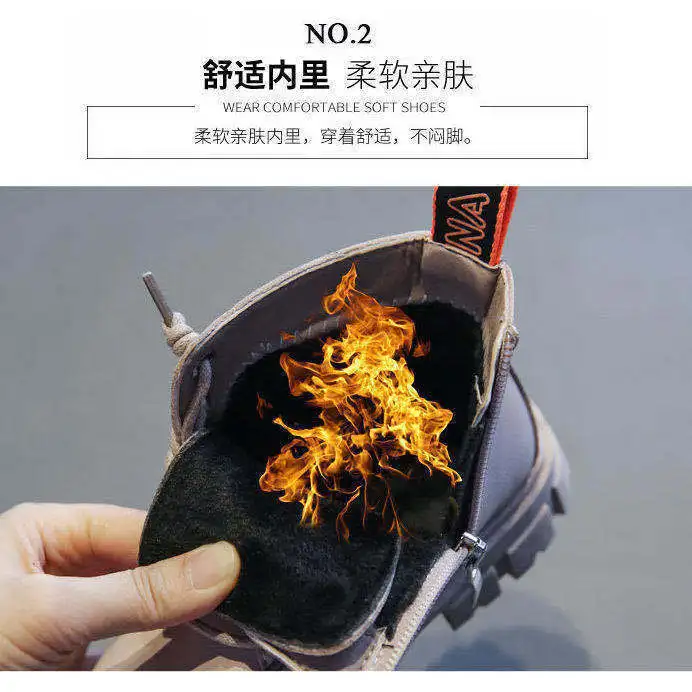 Ботинки детские Disney бархатные теплые на мягкой подошве с Микки Маусом|Кроссовки|