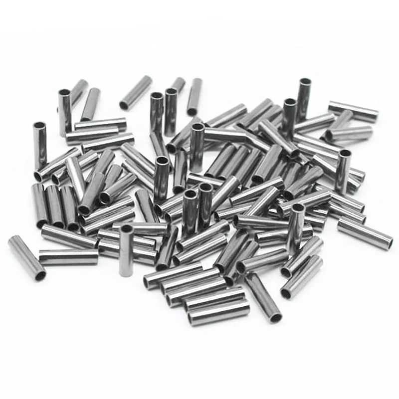 Горячая HG-250Pcs/набор одностворчатая ОБЖИМНАЯ втулка рыболовная леска провод