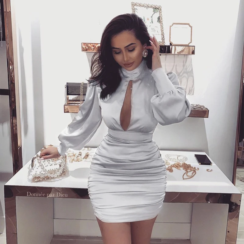 Пикантное темпераментное платье в европейском и американском стиле новинка 2021