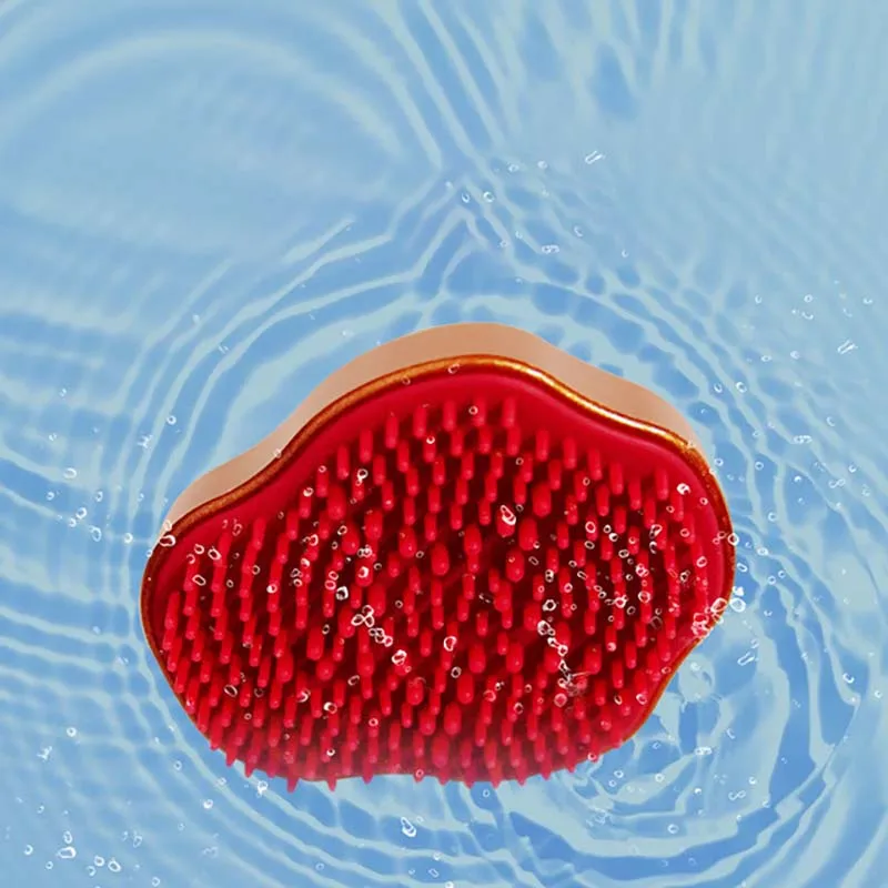 Силиконовая мягкая щетка для волос новорожденных детский шампунь перхоти грязь