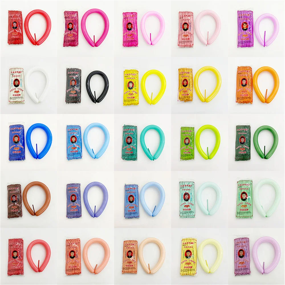 100 шт. Латексные длинные шары спиральные волшебный воздушный шар для