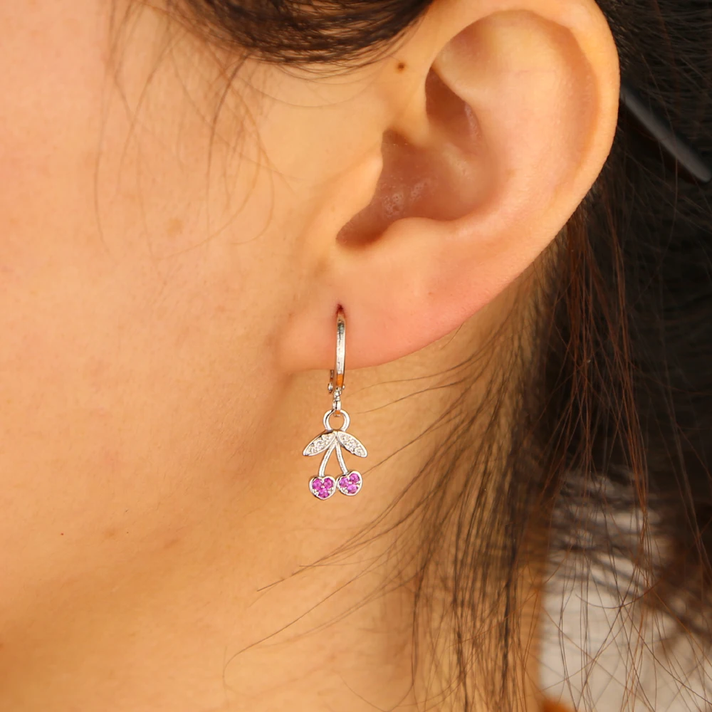 Милые милые минималистичные летние пляжные элементы цветные Серьги с кубическим