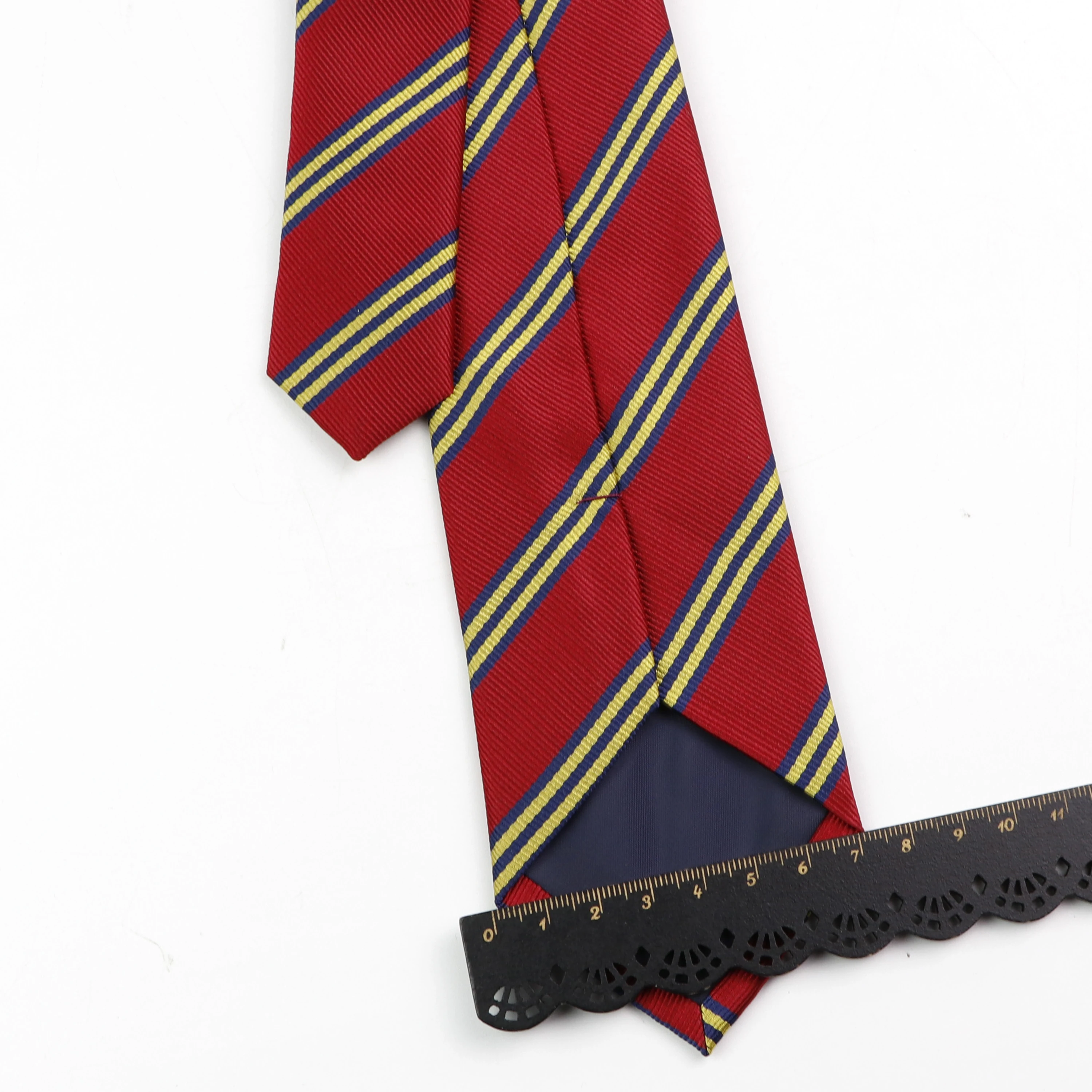 Stylish Men's Stripe Necktie College Style Red Navy Blue Green Multi-color Twill Cosplay Party Business Wedding Trendy Neck Ties |