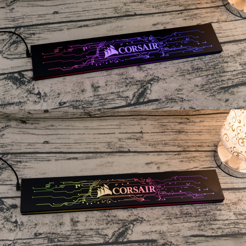 RGB Keyboard Tray Hand Wrist Rest Pad For K95 Platinum K70 Micro USB 5V Colorful Image Customized Acrylic Palm Pads | Компьютеры и