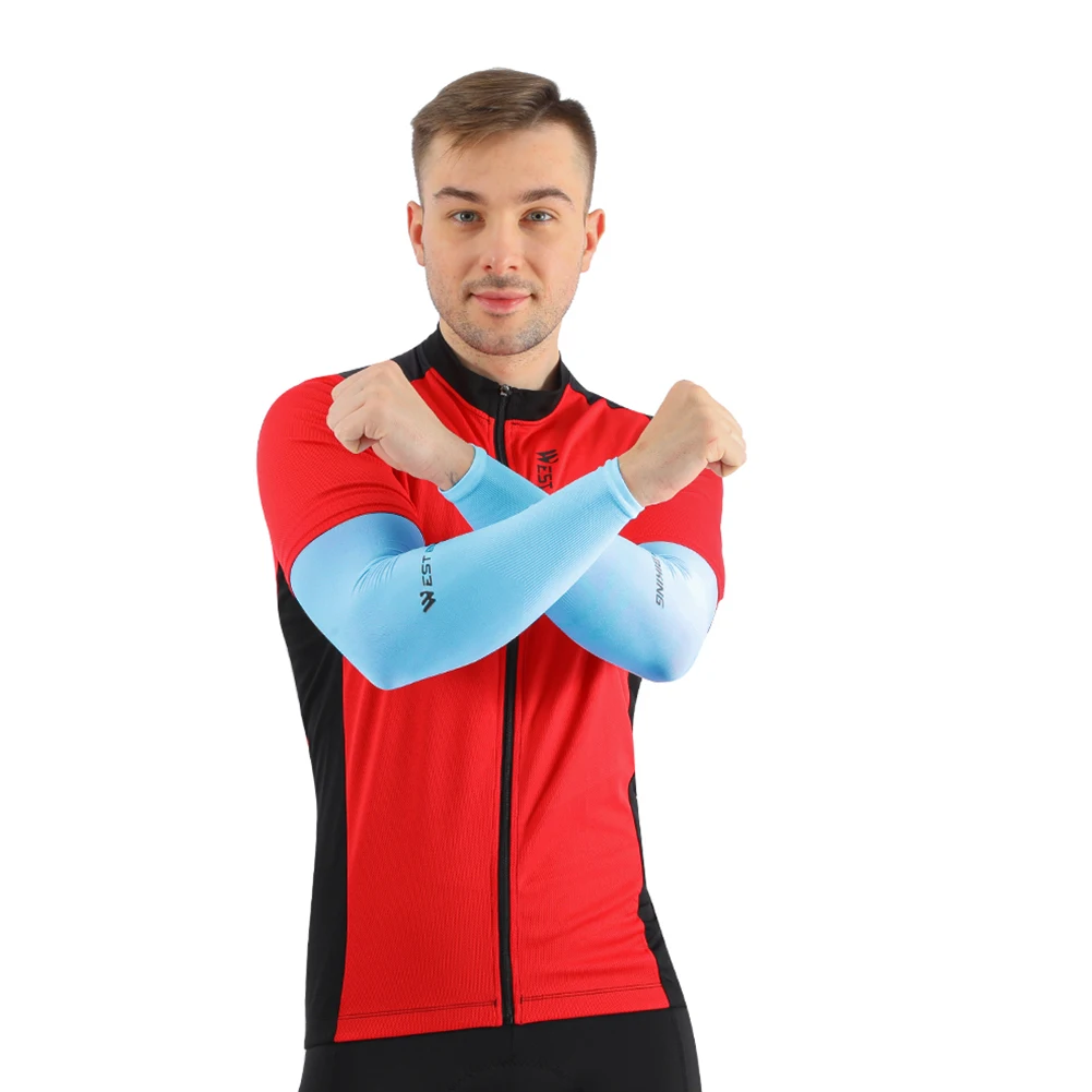 

WEST BIKING Cycling Sports Arm Sleeves Running Outdoor Sunscreen Arm Cuff