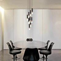Modern chandelier LED Restaurant bar table Decoration line lamp acrylic counter Home Living Room Attic Ceiling hanging Light