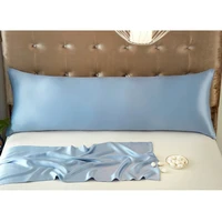 100 pure mullberry silk long pillowcase with hidden zipper soft silk zipper pillow case cover for bedding high quality 3 sizes
