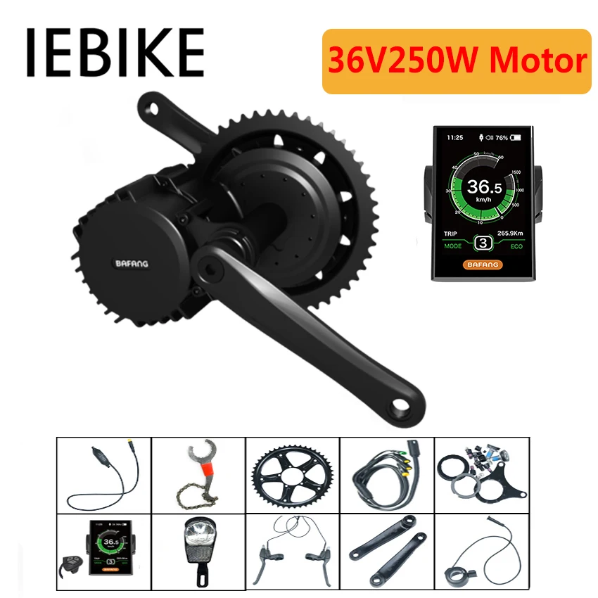 BBS01 36V 250W Bafang электродвигатель для мотора велосипеда комплект переоборудования