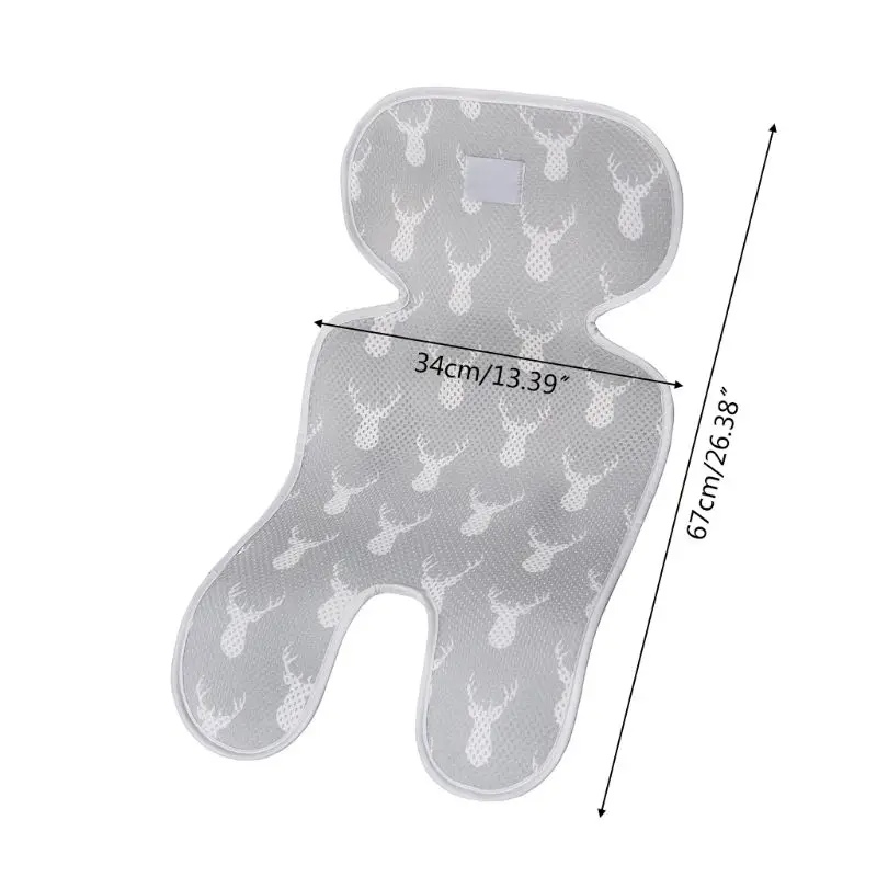 

Baby Summer Stroller Mat Breathable 3D Mesh Seat Cushion Toddler Comfortable Pad G2AE