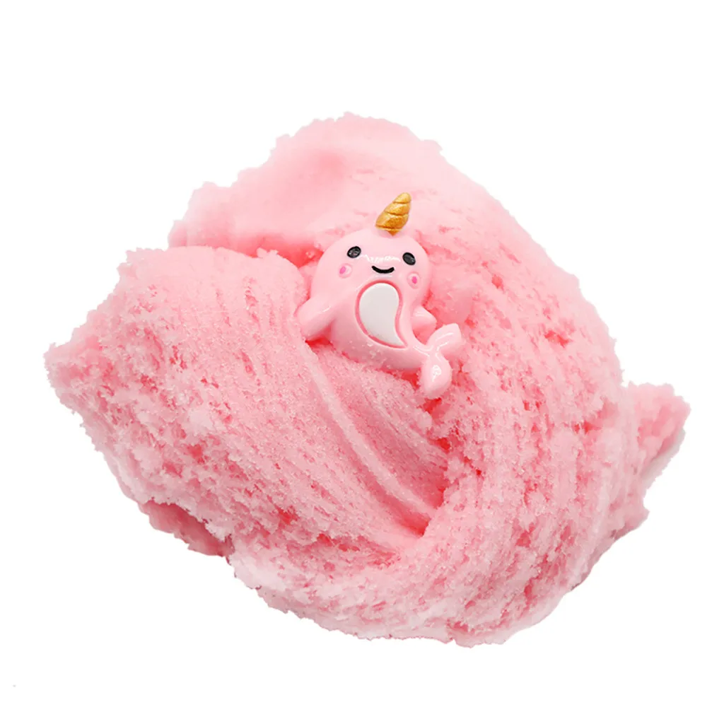 Пушистая пенная слизь игрушки для снятия стресса дельфин антипригарный большой