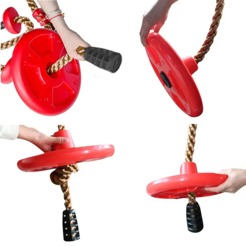 Сверхмощный Пластик качающееся сиденье для помещений и верёвка скалолазания на