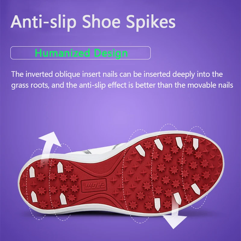 

Golf Shoes Women High Upper Inside Heightening Shoe Waterproof Non Slip Nails Women Golf Shoes Outdoor Training Sneakers