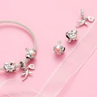 Подвеска из серебра 925 пробы для браслета, с надписью Potion