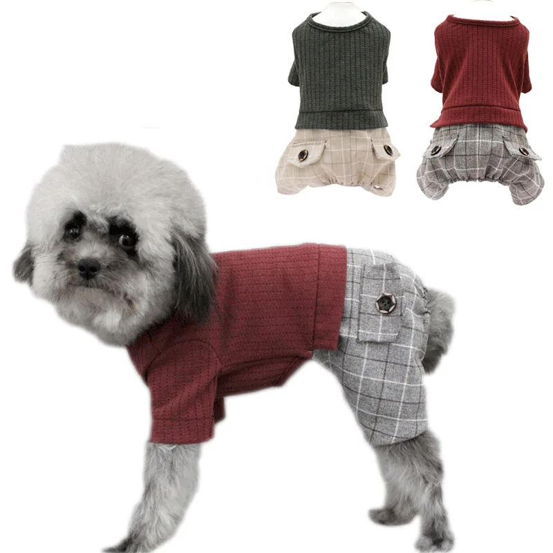 Модная одежда для собак весенне-летние вязаные толстовки йоркширских терьеров