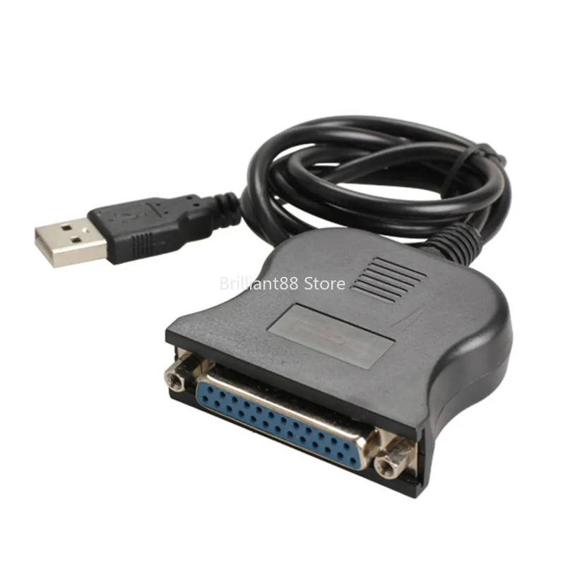 

95cm USB 1.1 to DB25 Female Port Print Converter Cable LPT USB Adapter LPT LPT to USB Cable Black Color Wholesale