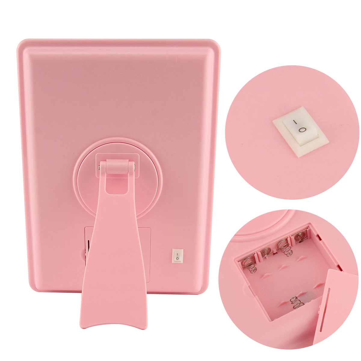 Умное Сенсорное косметическое зеркало для макияжа с подсветкой 16LED беспроводное