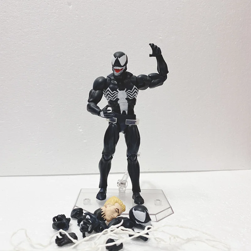 Mafex Venom 088 Spderman 075 человек-паук комикс версия фигурка модель игрушки Рождественский подарок для детей