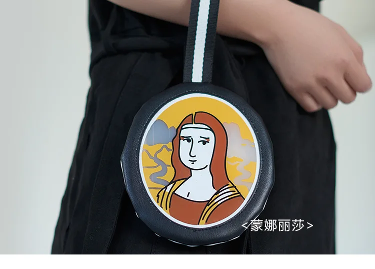 Kawaii портмоне для детей девушка ретро Рисунок Живопись модели сумки бумажник сумки Ван Гог маленькие Сумки из искусственной кожи для женщин