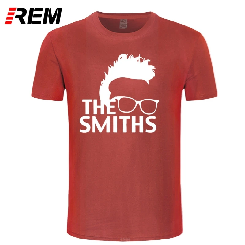Футболка REM The Smiths Винтажная футболка в стиле ретро с принтом Морисси 80 белая рок
