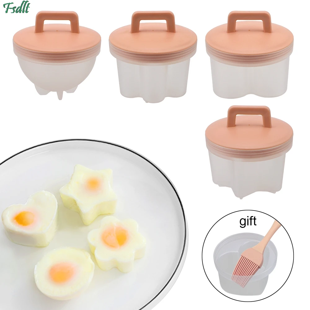 Fsdlt для варки яиц с крышкой кисть яйцо форма плиты 4 шт./компл. ПОСУДА Формы выпечки