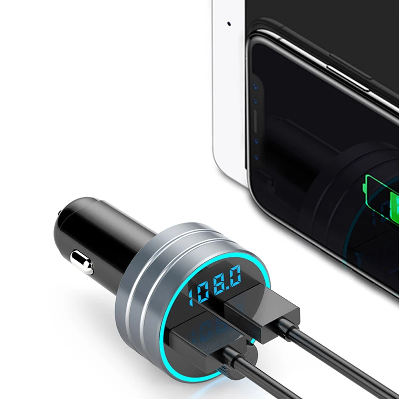 DSMOTEK новый автомобильный Bluetooth fm-передатчик Автомобильный MP3-плеер двойной USB
