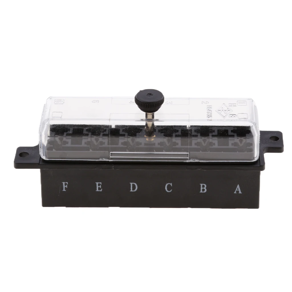Автомобильный Грузовик 6 Way Circuit Fuse Box блок держатель 32V электрическое