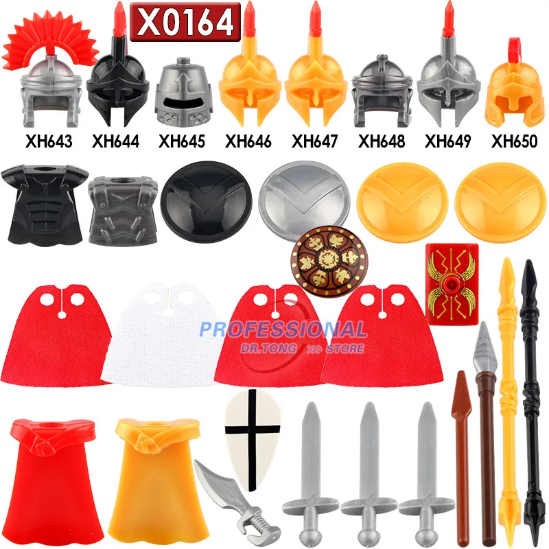 21 шт. X0164 Супер Герои Римский командир Центурион Spartacus Crusader Тяжелая пехота