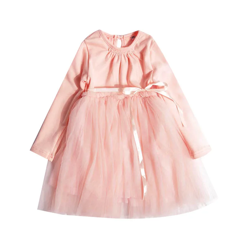 Осенние детские платья для девочек детская одежда праздничное платье принцессы