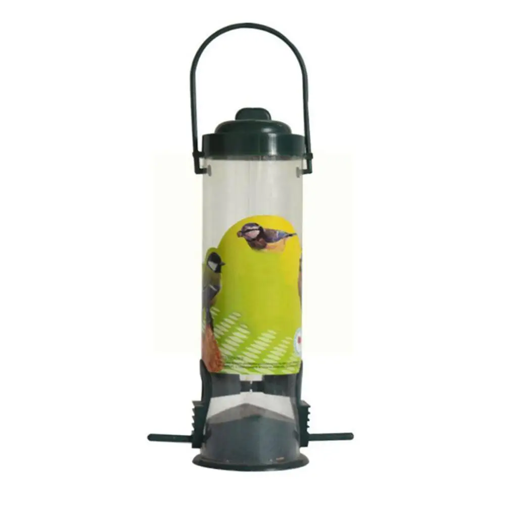 

Hanging Type Outdoor Plastic Pet Bird Feeder Bucket Tree Decoration Garden Q1t1