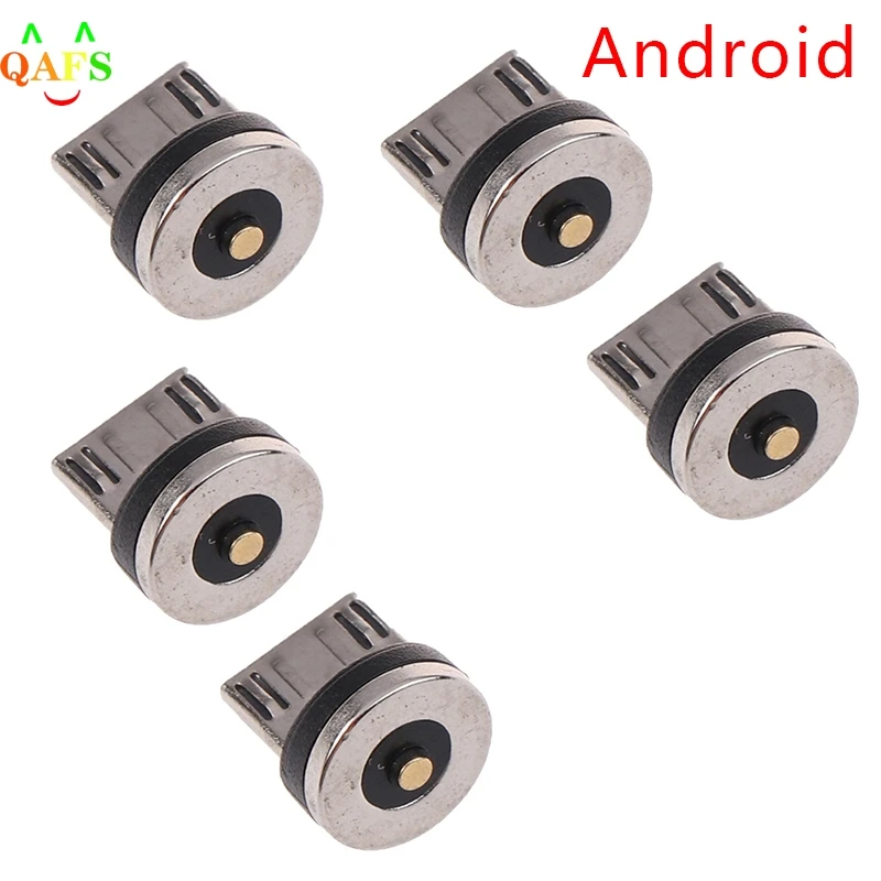 

5pcs mobile phone charger magnetic data cable head charging cable adapter