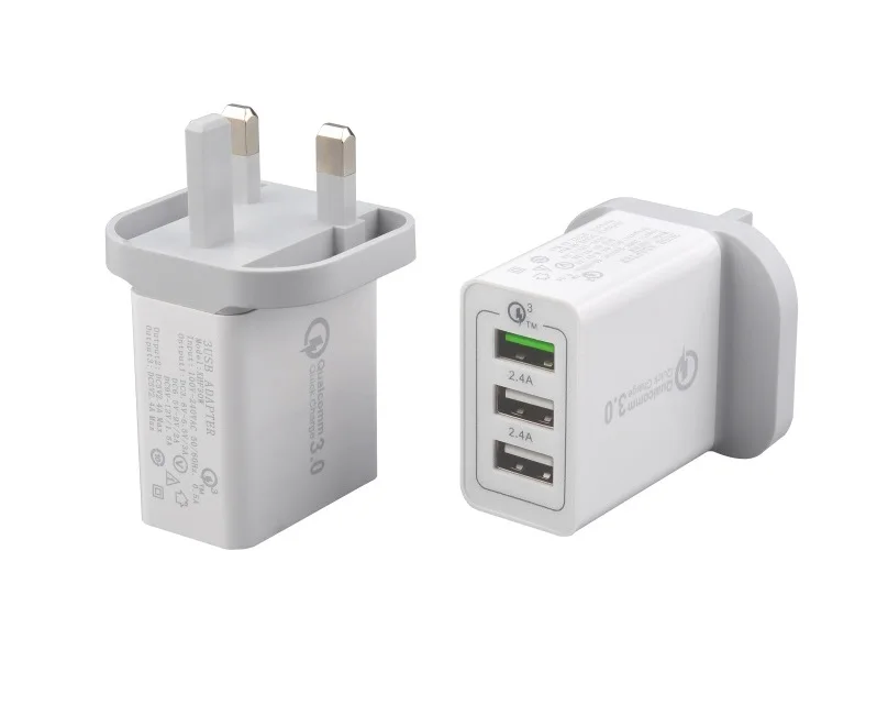 Быстрая зарядка QC 3 0 порта USB настенное зарядное устройство адаптер