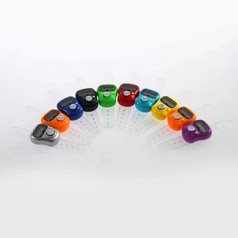 Разработан с мягким пластиком и регулируемой лентой ЖК-дисплей ручной счетчик |