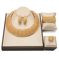 2022 fashion african woman custome jewelry sets nigeria wedding brand jewelry set dubai gold brand jewelry set wholesales