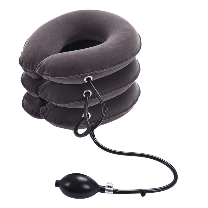 

Adults Inflatable Neck Stretcher Cervical Traction Pillow Neck Pain Relieve